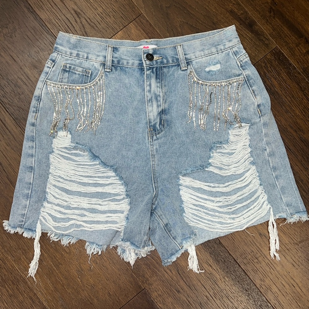 Buddy Love Rhinestone Shorts